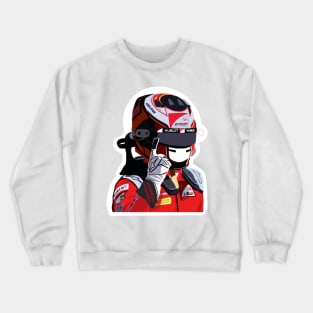 F2 driver Callum Ilott after winning the 70th Anniversary Grand Prix feature race Crewneck Sweatshirt